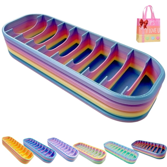 Diamond Art Storage Case with 10 Compartments,10-Compartment Diamond Bead Storage Box,Portable Painting Tray Organizer,Multi-Compartment Holder Art Accessory Case for Craft Enthusiasts