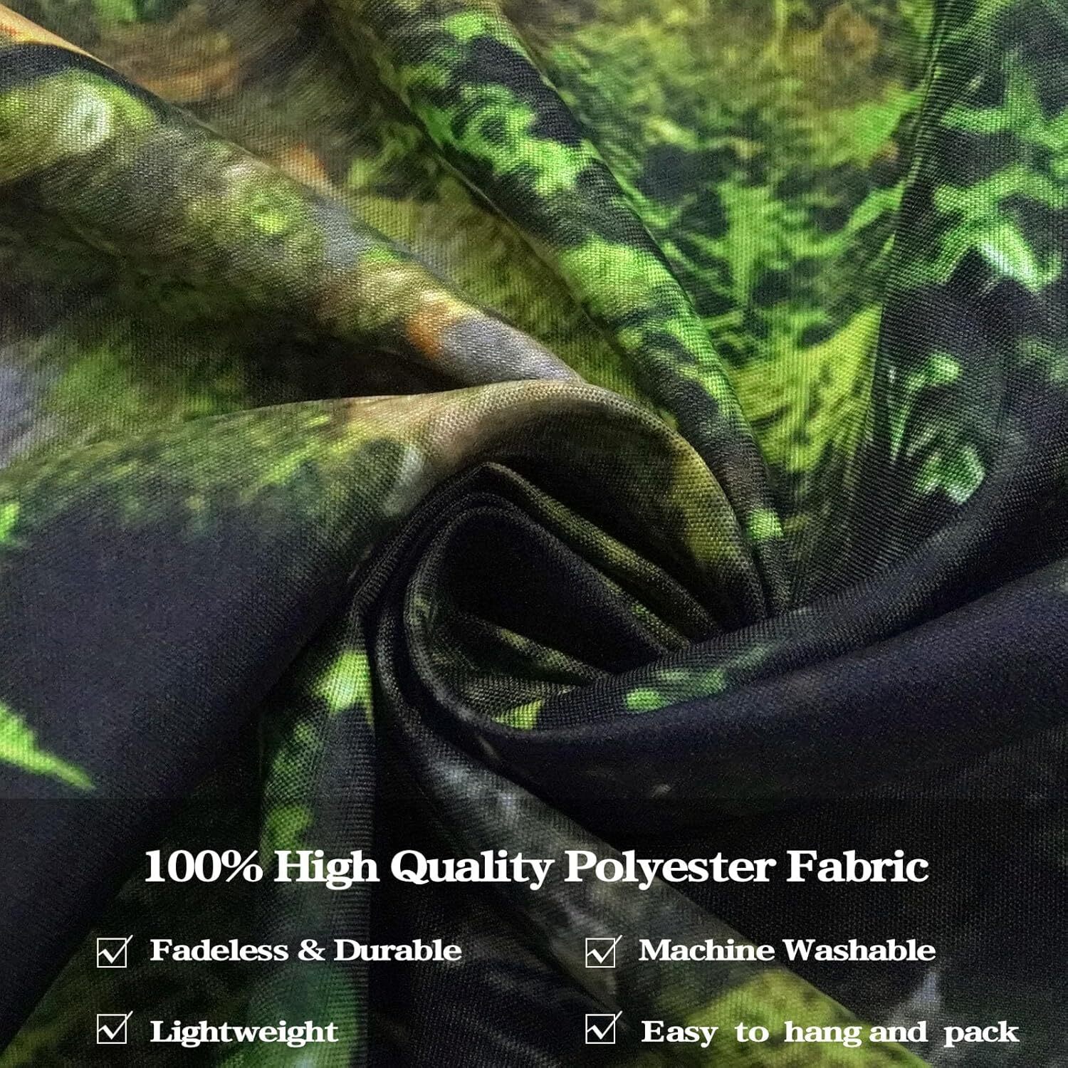 Green Rainforest Tapestry Nature Forest Tapestry for Bedroom Aesthetic Misty Tropical Jungle Trees Flowing Stream Landscape Tapestries Wall Hanging for Living Room Dorm 60 x 40 Inch