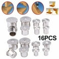 thumbnail image 1 of BTOER 6-12mmDowel Centre Point Positioning Carpentry Log Dowel Tips Round Log Pin Locator Wooden Pin Center Punching Tools, 1 of 9