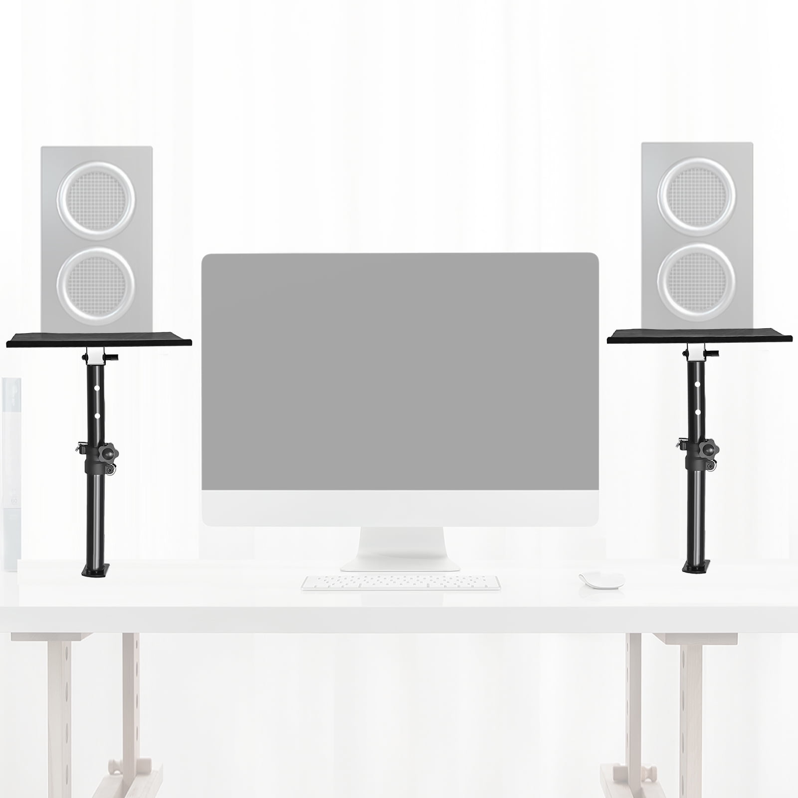 Speaker Stands Clampon Desk Universal Speaker Stands Adjustable Extend