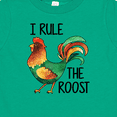thumbnail image 4 of Inktastic Farmer I Rule the Roost Rooster Boys or Girls Baby T-Shirt, 4 of 5