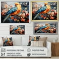 thumbnail image 4 of Designart "Dreamy Minimalist Birds Of Paradise" Birds Of Paradise Floater Framed Canvas Prints, 4 of 5