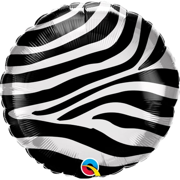 LOONBALLOON Misc-prints-patterns, 18″ ZEBRA STRIPES PATTERN