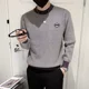 thumbnail image 2 of Ropa para hombre Sudadera con capucha y cuello redondo sin capucha para hombre Suéter de punto Suéter de rayas cálido Novedades 2025 Ofertas, 2 of 5