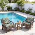 thumbnail image 6 of Waterproof Outdoor Seat Cushion 24"x 24" 30D High Density Foam  Chair Cushions with Non-Slip Backing, 6 of 8