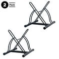 thumbnail image 3 of Bike Stand Set of 2 – Each Durable Steel Rack holds 2 Mountain, Road, or Kids Bikes - Indoor or Outdoor Bike Storage for 4 Cycles by RAD Cycle, 3 of 4
