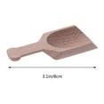 thumbnail image 2 of SOPOTUTU Set of 10 Small Wooden Scoops for Coffee, Spices, Salt, Sugar - Ideal for Kitchen, Household, Restaurant Use, 2 of 8