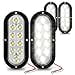 thumbnail image 3 of 4pc 6 inch White Oval LED Reverse Trailer Tail Light Kit DOT FMVSS 108] SAE (2) R] Surface-Mount] IP67 Waterproof] Reverse Back-Up Signal] Trailer Lights for Boat Trailer RV Trucks, 3 of 4