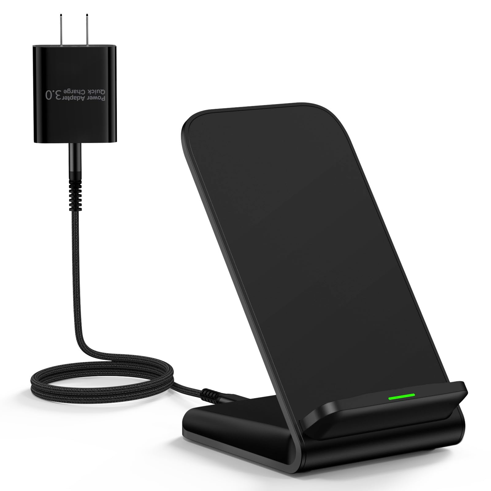 can Samsung Wireless Charger Fast Charging Stand Wireless Android Desk Phone Charger Pad 15W for Samsung Galaxy S25 FE S24 S25 Ultra Plus S24FE S23FE S22 S21, Pixel 10 9, iPhone 17 16, Adapte