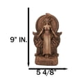 thumbnail image 2 of Red Clay Finish Pagan Wicca Deity Hecate With She Dogs Triple Goddess Figurine, 2 of 10