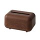 thumbnail image 5 of Caja de almacenamiento de pañuelos, dispensador de servilletas, antideslizante, elevación automática, caja de pañuelos para Marrón, 5 of 9