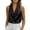 Black, variant on Lightweight Draped Tank Women's Cowl Neck Casual Top Womens Satin Tank Tops Cowl Neck Shirts Sleeveless Teacher Clothes Blouse