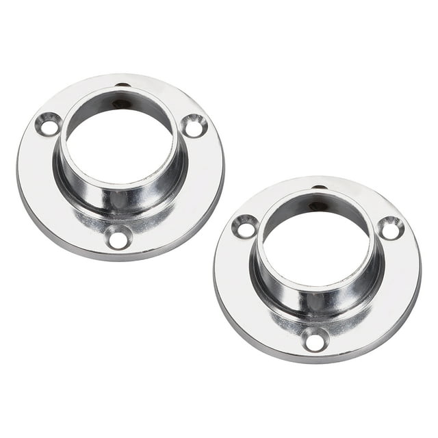 Brida de barra de armario, diámetro de 25mm/1pulgada, soporte de soporte para tubería 2 piezas