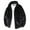 Black, variant on Lovzfmll Men's Faux Fur Jacket, Plush Pile Coat, Full Zip with Pockets, Stand Collar Soft Winter Coat, Warm Outerwear