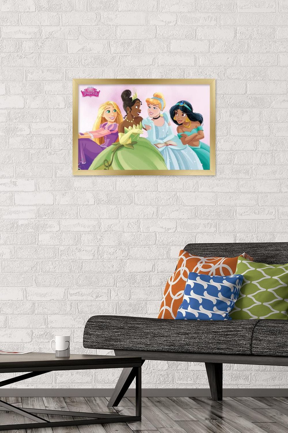 Disney Ultimate Princess Celebration - Group Wall Poster, 22.375" x 34" Framed