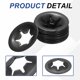 thumbnail image 3 of Uxcell 110Pcs Arandelas de bloqueo de dientes internos, M8 ID 18mm OD Clips de retención para maquinaria, automóvil, uso industrial, 3 of 6