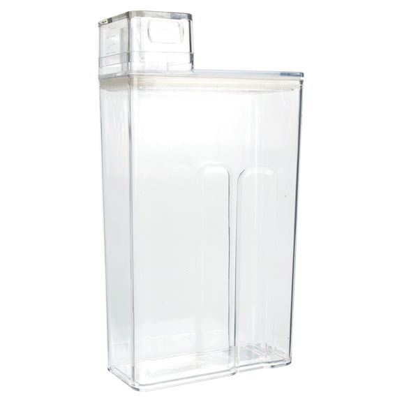 transparent laundry dispenser detergent bottle laundry dispenser laundry powder container fabric softener container for laundry room organization and storage