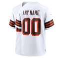 thumbnail image 3 of Camisetas de fútbol de la famosa marca Cleveland con bordados personalizados para hombres, mujeres y jóvenes #24 CHUBB #95 GARRETT #6 MAYFIELD, 3 of 5
