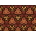 thumbnail image 1 of Ahgly Company Machine Washable Indoor Rectangle Transitional Mahogany Brown Area Rugs, 2' x 5', 1 of 7