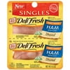 Oscar Mayer Deli Fresh: Ham Honey Smoked Shaved 2 Pack Singles, 4.6 oz