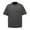 Dark Gray, variant on PMUYBHF Turtle Neck Shirt Men Grey Men's Round Neck Spliced T Shirt Short Sleeve Loose Minimalist Solid Color Top Graphic Shirt for Men Mens Sleep Shirts