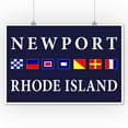 thumbnail image 2 of Newport, Rhode Island, Nautical Flags (9x12 Wall Art Print, Home Decor), 2 of 3