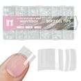 thumbnail image 1 of Graflsoa 600-Piece Matte Short False Nail Tips, No-File No-Trace Armor Plates, 12 Sizes, 5 Styles, Compact 22.5x12.5x2cm Box, 123g Lightweight, 1 of 6