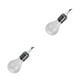 thumbnail image 4 of Naiovety Bombilla LED Solar, luces giratorias impermeables para exteriores, muebles de jardín, lámpara de hadas transparente, guirnalda de blanco cálido 2Conjunto, 4 of 6