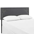 thumbnail image 3 of Hawthorne Collection Fabric Upholstered Queen Headboard in Gray, 3 of 4