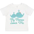 thumbnail image 3 of Inktastic Memaw Loves Me Grandchild Whale Boys or Girls Toddler T-Shirt, 3 of 5