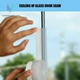 thumbnail image 2 of 5M Adhesive Silicone Draught Excluder Weather Seal Strip Stopper Door Window Tape, 2 of 7