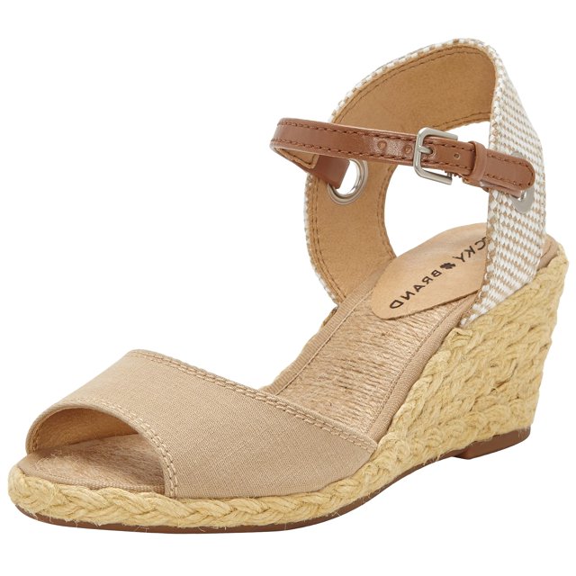Zapatos Lucky Brand Kyndra para mujer, travertino, talla 8M