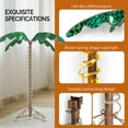 thumbnail image 5 of Zimtown 4 ft LED Palm Tree Lighted up for Outside Patio Artificial Light up Palm Tree Decor Christmas Green, 5 of 7