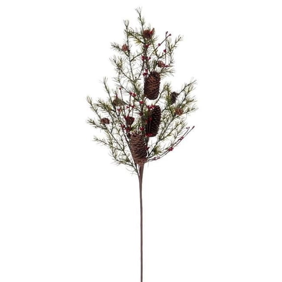 Vickerman 32" Green Artificial Leaf Spray, 2 per Bag, Polyester