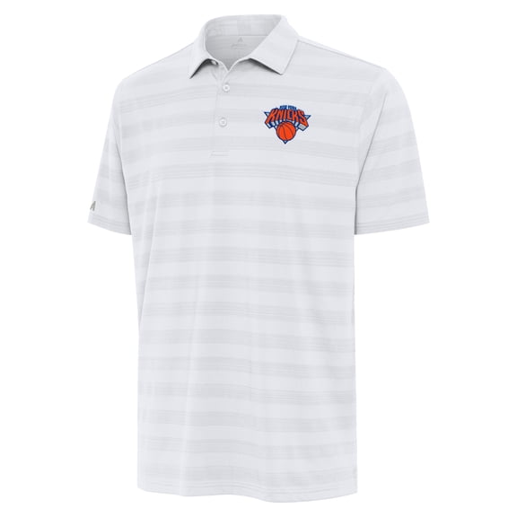 Men's Antigua White New York Knicks Tunnel Polo