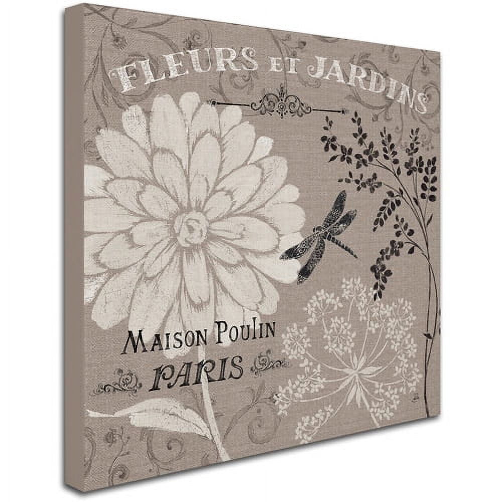 Trademark Fine Art "French Linen Garden II" Canvas Art by Daphne Brissonnet