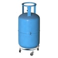 thumbnail image 1 of Soporte Para Tanque De Gas Móvil Con Ruedas Colamx Plata Sin Freno 30cm, 1 of 8