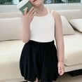 thumbnail image 2 of LLYwey Toddler Baby Girls Tank Tops, Kids Casual Sleeveless Spaghetti Strap Camisole Undershirts Comfy Summer Tanks, T-40, White, 8T, 2 of 3