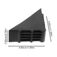 thumbnail image 2 of unbranded 100Ud Protectores De Esquinas Plásticos Negros Para Protección De Bordes En Marcos, 2 of 8