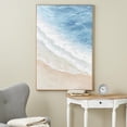 thumbnail image 2 of 32" x 47" Abstract Ocean Wave Landscape Framed Wall Art, by DecMode, 2 of 9
