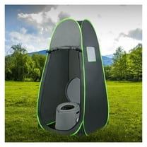 Portable Travel Toilet 5L - Outdoor Camping Toilet with Paper Holder, Lightweight & Compact - for Hiking, Road Trips, Boating - Indoor/Outdoor Use, 440lbs Capacity