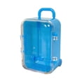 thumbnail image 4 of Trolley Tiny Suitcase Miniature Transparent Cover Candy Box for Collecting Rings, Necklace, Hair Rings, Buttons Wide Application Gift Box Blue, 4 of 8
