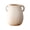 White, variant on Ceramic Vase with Handles Double Ear, Farmhouse Rustic Vintage Flower Vase for Kitchen Table Centerpiece, Black Country Style Pottery for Dried Flowers or Bouquets