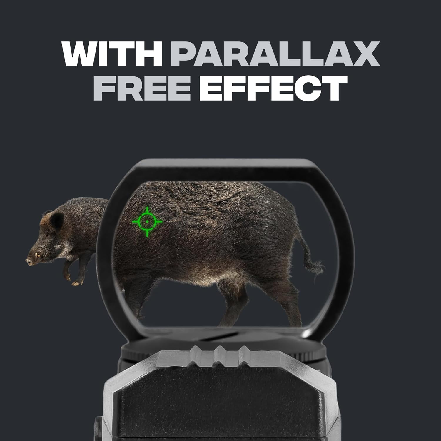 Ballista Reflex Green Red Dot Sight 1x23x34mm with Rail Mount