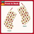 thumbnail image 2 of Uemuo Ladybug And Bee Print Christmas Stockings, 18inch Xmas Hanging Stocking Decorations for Christmas Party Family Decor, 2 of 7