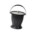 thumbnail image 5 of Serenable Potty Urinal Bottle Chamber Pot with Lid Handle Bedpan Bedside Urinal Spittoon Chamber Bucket for Adults Child Elder Children Gray, 5 of 9