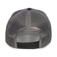 thumbnail image 2 of OC Sports OC502M Laser Perforated Font Panel Cap - Navy Charcoal Charcoal, 2 of 8