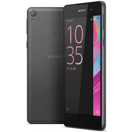 Sony Xperia E5 F3313 16GB Unlocked GSM 4G LTE Phone w/ 13MP Camera - Black (Certified (Xperia Best Camera Phone)