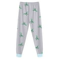 thumbnail image 6 of UAYOTSE Toddler Kids Junior Girls Boys 100% Cotton Dinosaur Pajamas Sleepwear Pjs(4-5 Years,Z124-Mint Green), 6 of 9