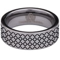 thumbnail image 2 of Quatrefoil Tungsten Carbide Ring, 2 of 9